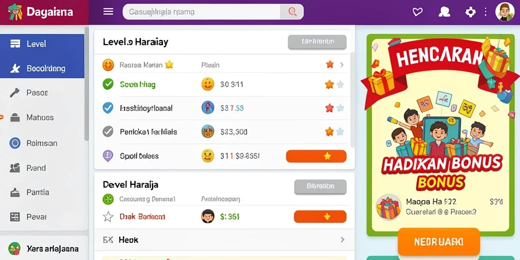 Kolaborasi dengan pemain lain melalui leaderboard.